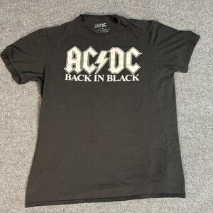 AC/DC Classic Black Tee‎